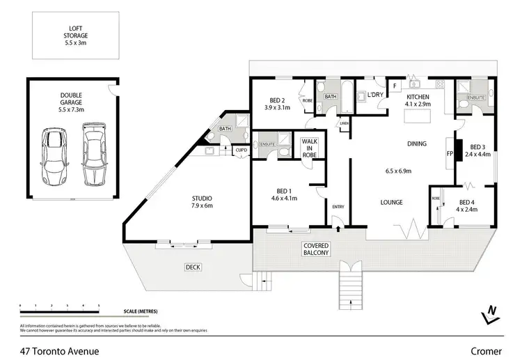 Floorplan of Homely house listing, 47 Toronto Avenue, Cromer NSW 2099
