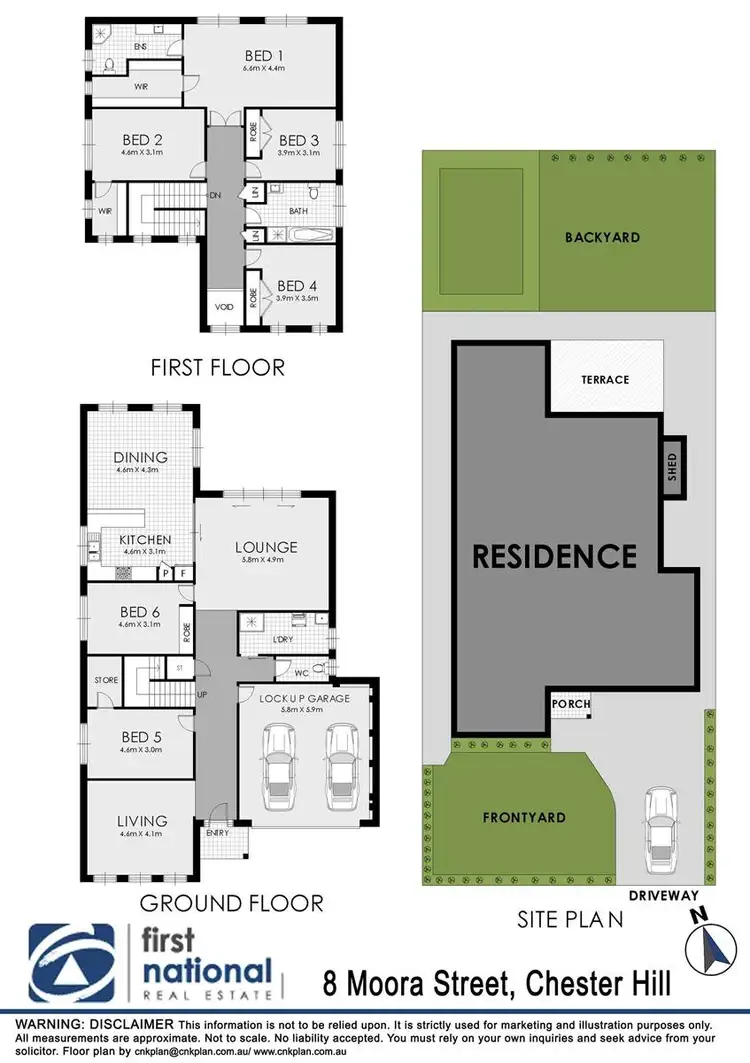 Floorplan of Homely house listing, 8 Moora Street, Chester Hill NSW 2162