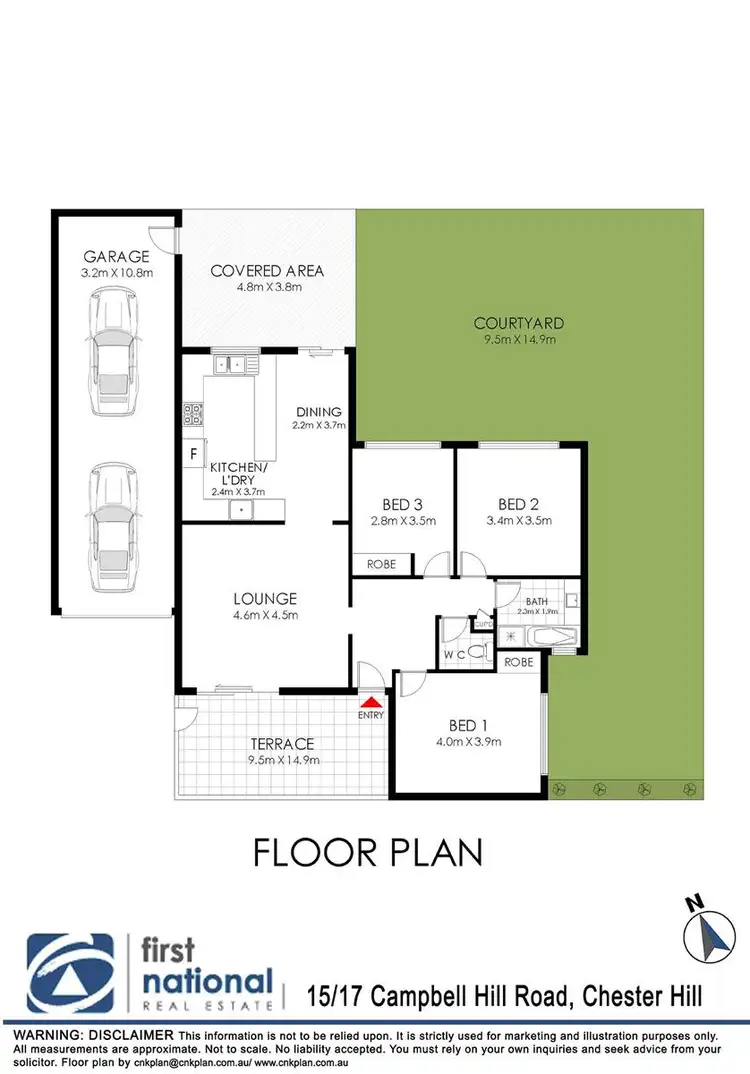 Floorplan of Homely villa listing, 15/17-25 Campbell Hill Road, Chester Hill NSW 2162
