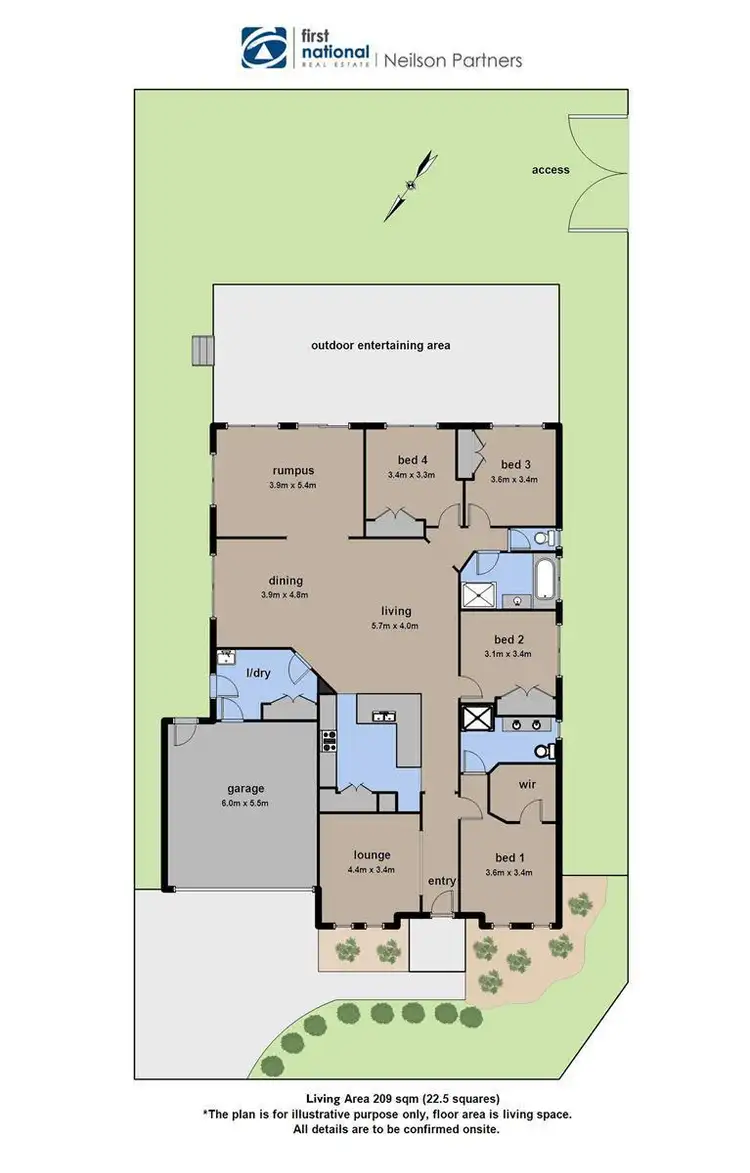 Floorplan of Homely house listing, 35 Sheldon Drive, Berwick VIC 3806