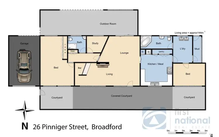 Floorplan of Homely house listing, 26 Pinniger Street, Broadford VIC 3658