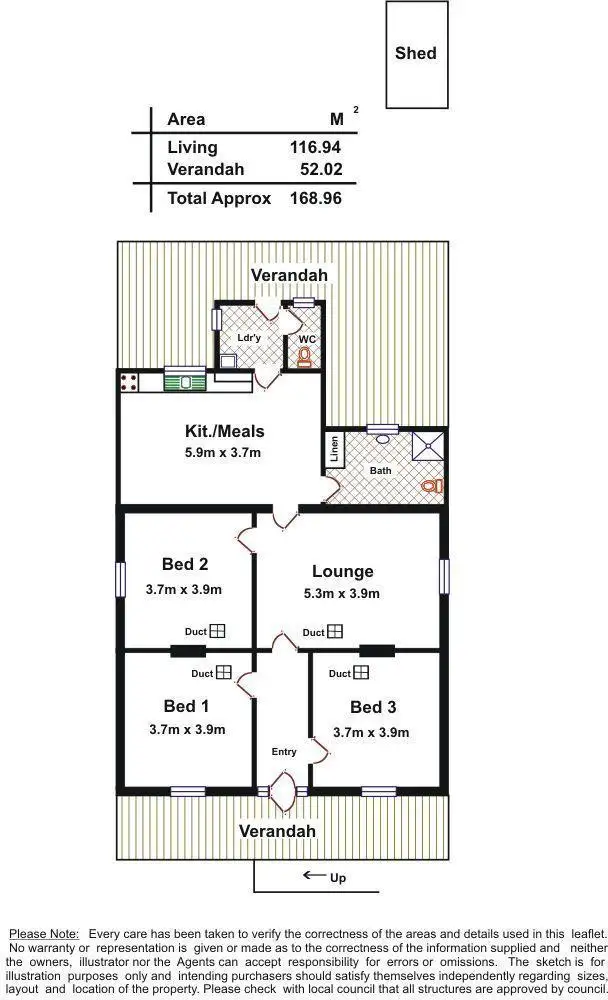 Floorplan of Homely house listing, 8 Dudley Street, Semaphore SA 5019