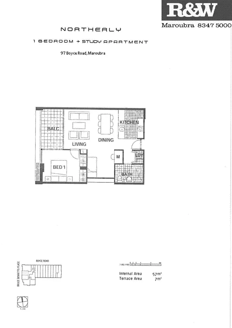Floorplan of Homely apartment listing, 503/97 Boyce Road, Maroubra NSW 2035