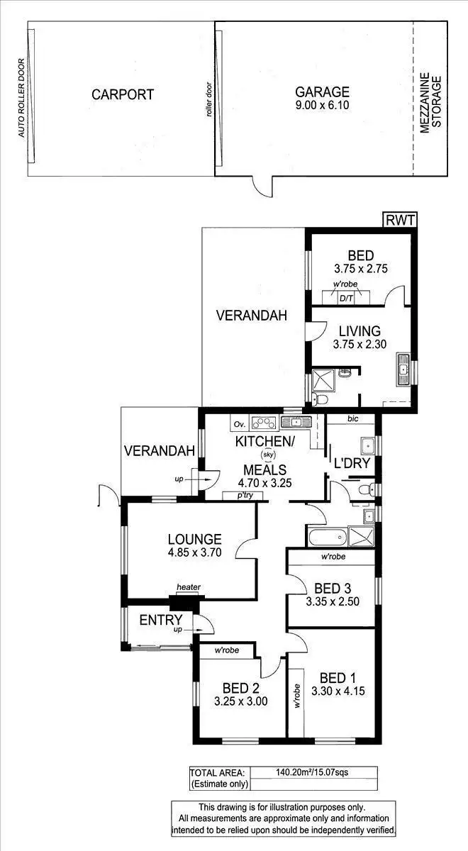 Floorplan of Homely house listing, 6 Vincent Avenue, North Brighton SA 5048
