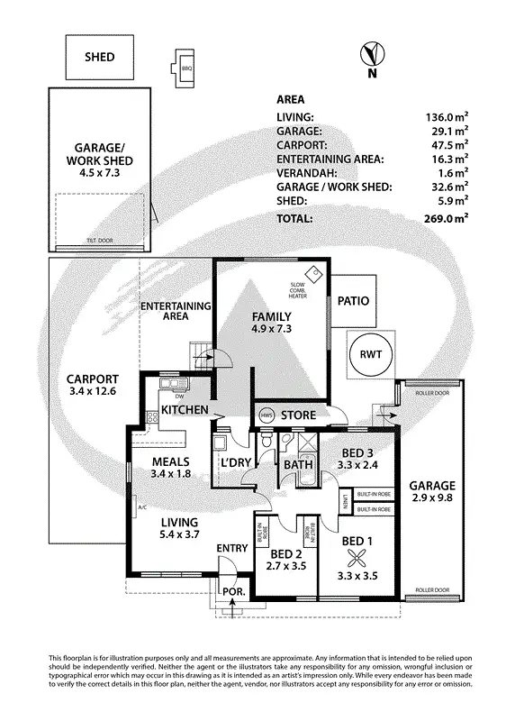 Floorplan of Homely house listing, 14 Daw Avenue, Mount Barker SA 5251