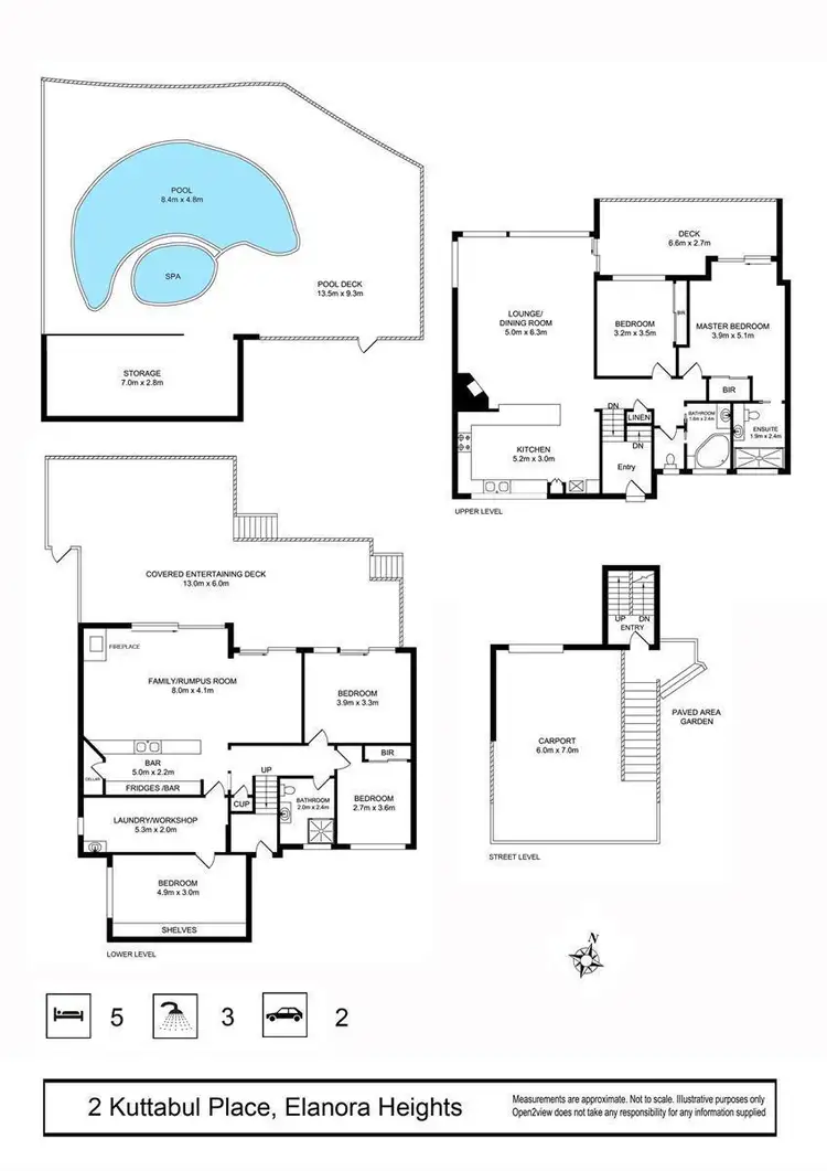 Floorplan of Homely house listing, 2 Kuttabul Place, Elanora Heights NSW 2101