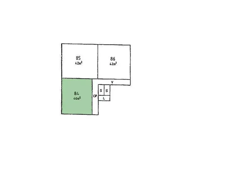 Floorplan of Homely unit listing, Unit 12/18 Brown Street, Newcastle NSW 2300