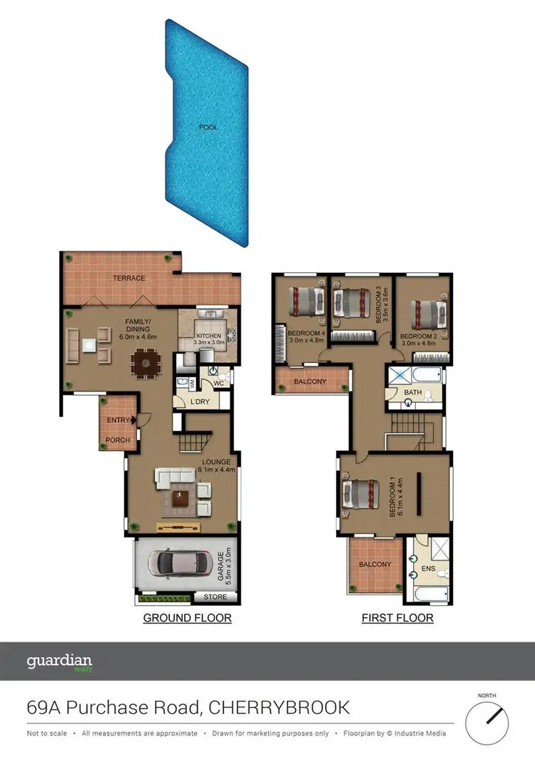 Floorplan of Homely house listing, 69a Purchase Road, Cherrybrook NSW 2126