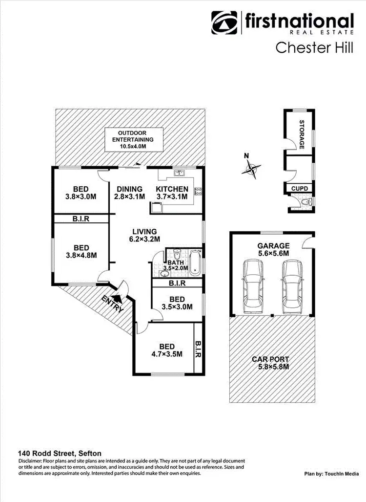 Floorplan of Homely house listing, 140 Rodd Street, Sefton NSW 2162