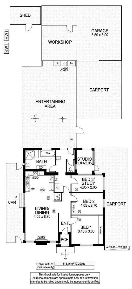Floorplan of Homely house listing, 6 Seymour Terrace, Ascot Park SA 5043
