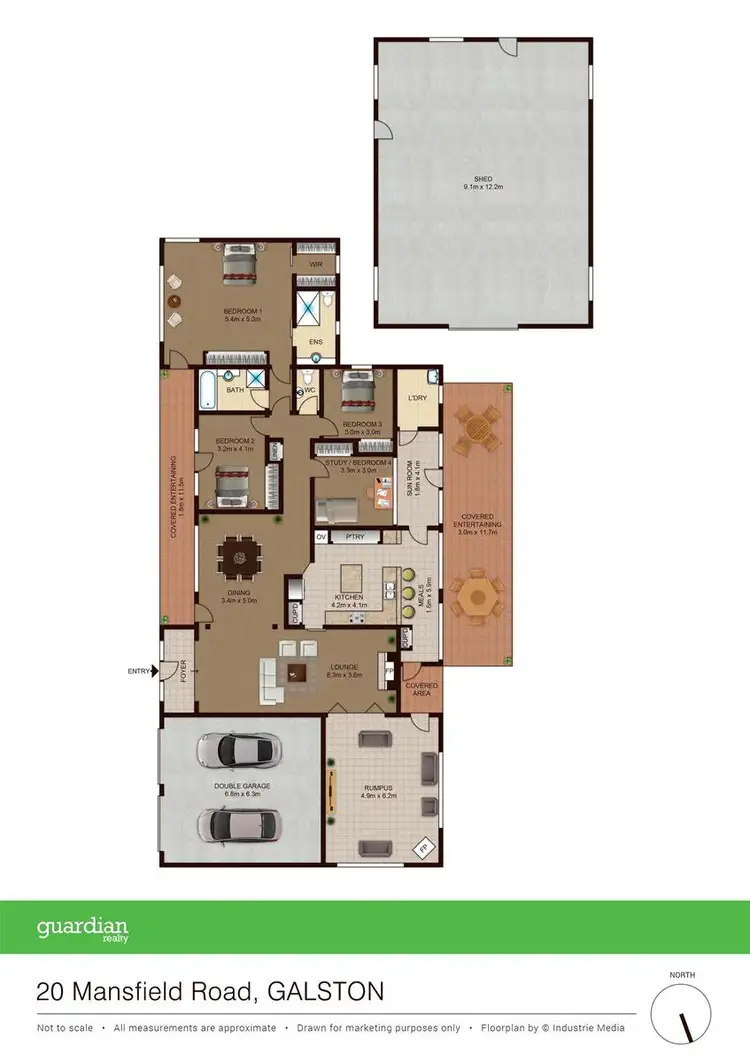 Floorplan of Homely house listing, 20 Mansfield Road, Galston NSW 2159