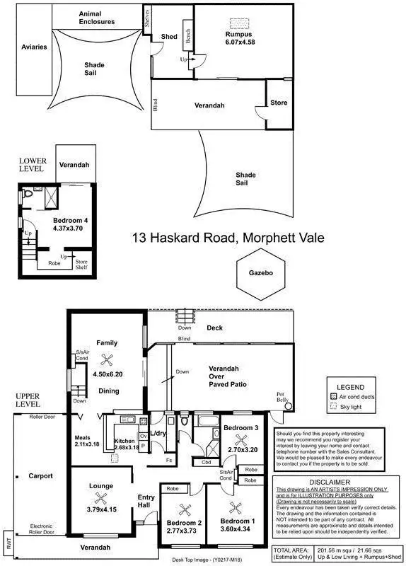 Floorplan of Homely house listing, 13 Haskard Road, Morphett Vale SA 5162