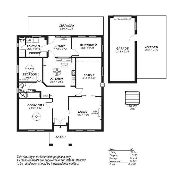 Floorplan of Homely house listing, 4 Winston Avenue, Clarence Gardens SA 5039
