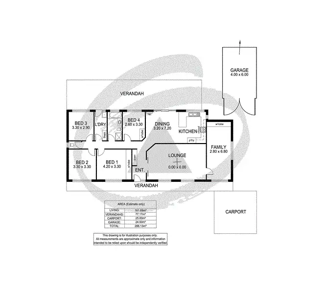Floorplan of Homely house listing, 24 Ray Orr Drive, Mount Barker SA 5251