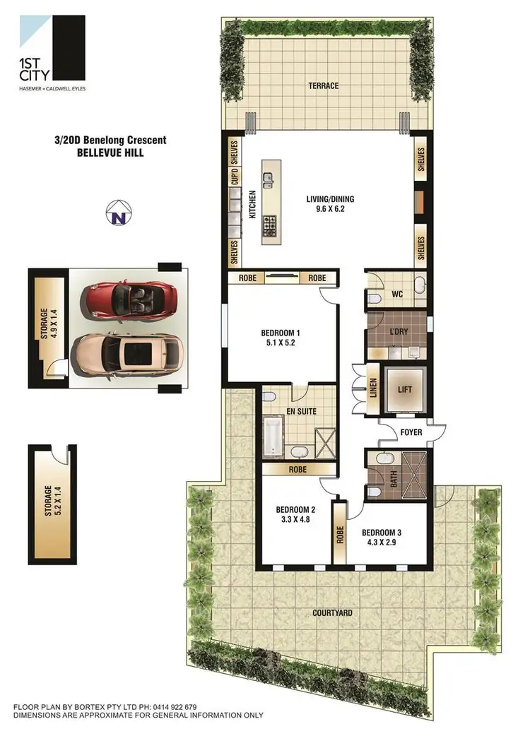 Floorplan of Homely apartment listing, 3/20D Benelong Crescent, Bellevue Hill NSW 2023
