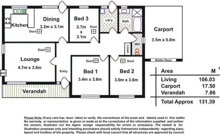 Floorplan of Homely house listing, 12 Salzmann Drive, Pooraka SA 5095