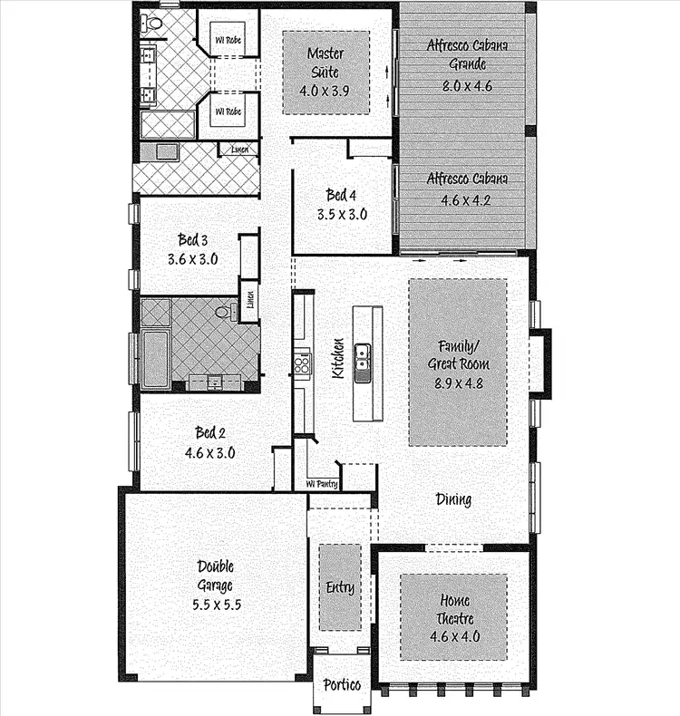 Floorplan of Homely house listing, Address available on request