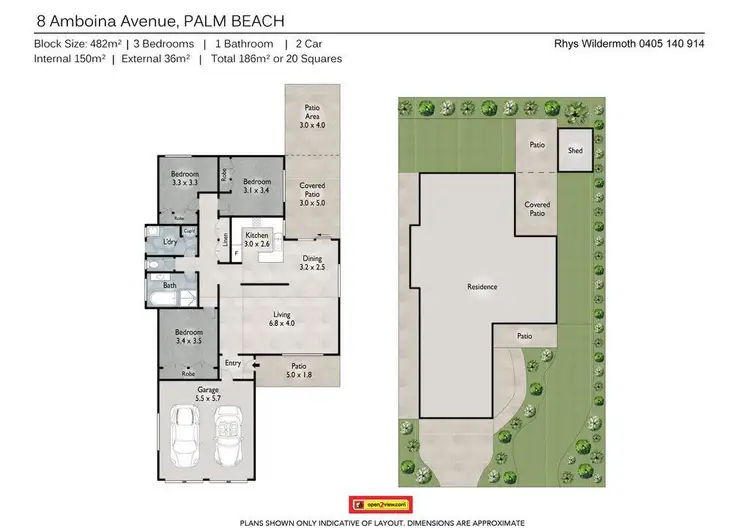 Floorplan of Homely house listing, 18 Amboina Avenue, Palm Beach QLD 4221