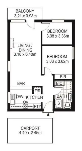 Floorplan of Homely house listing, 8/388 Carrington Street, Adelaide SA 5000