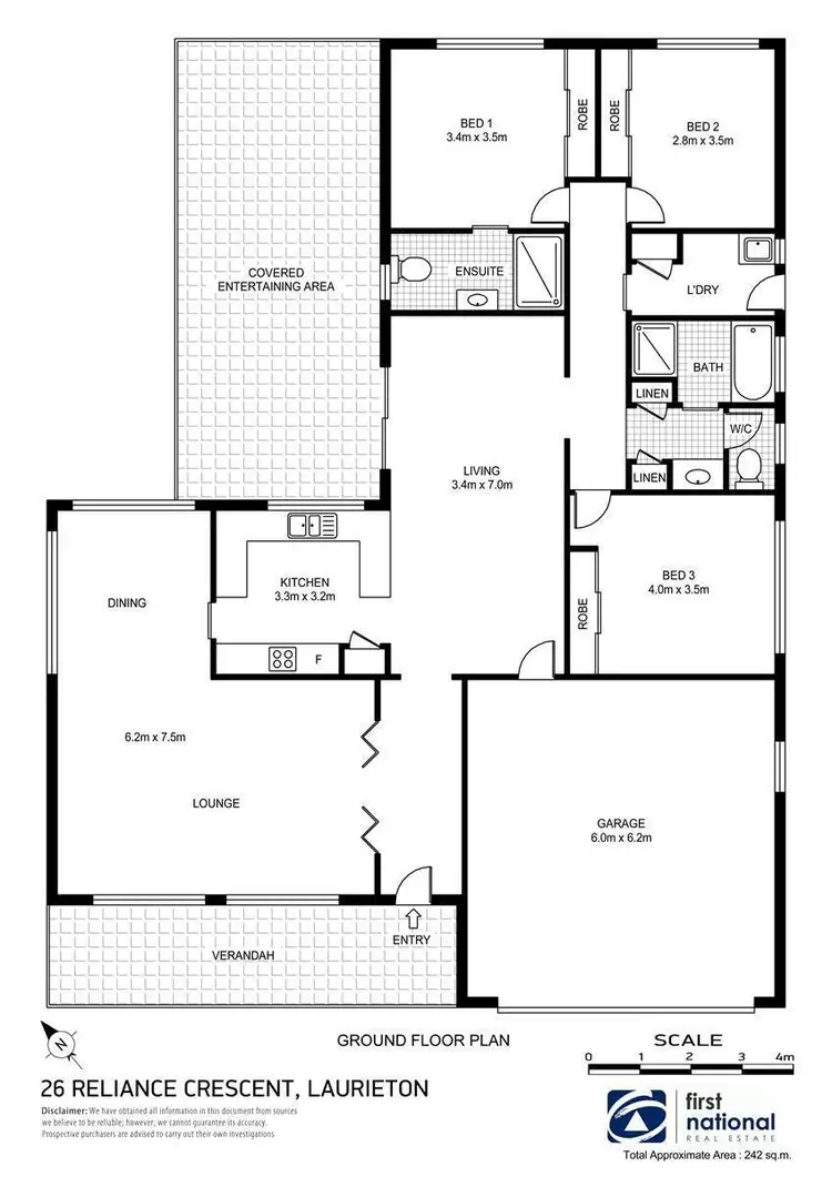 Floorplan of Homely house listing, 26 Reliance Crescent, Laurieton NSW 2443