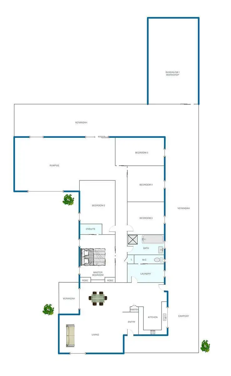 Floorplan of Homely house listing, 106 Illawarra  Crescent, Dandenong North VIC 3175