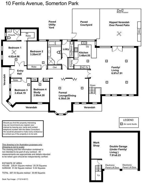 Floorplan of Homely house listing, 10 Ferris Avenue, Somerton Park SA 5044