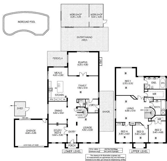 Floorplan of Homely house listing, 12 Portsmouth Parade, Gulfview Heights SA 5096