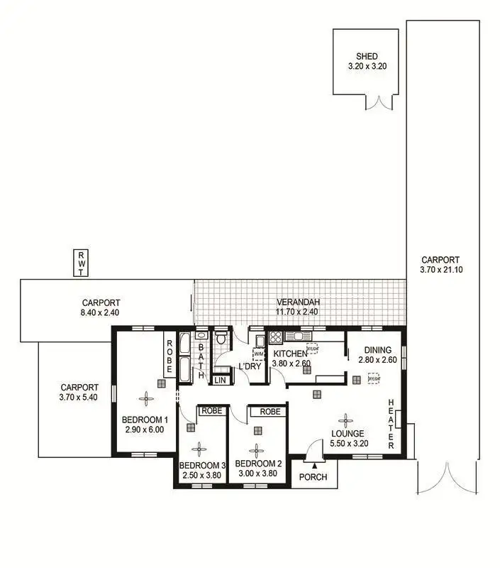 Floorplan of Homely house listing, 8 Barli Crescent, Gepps Cross SA 5094
