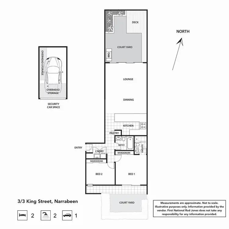 Floorplan of Homely apartment listing, 3/3 King Street, Narrabeen NSW 2101