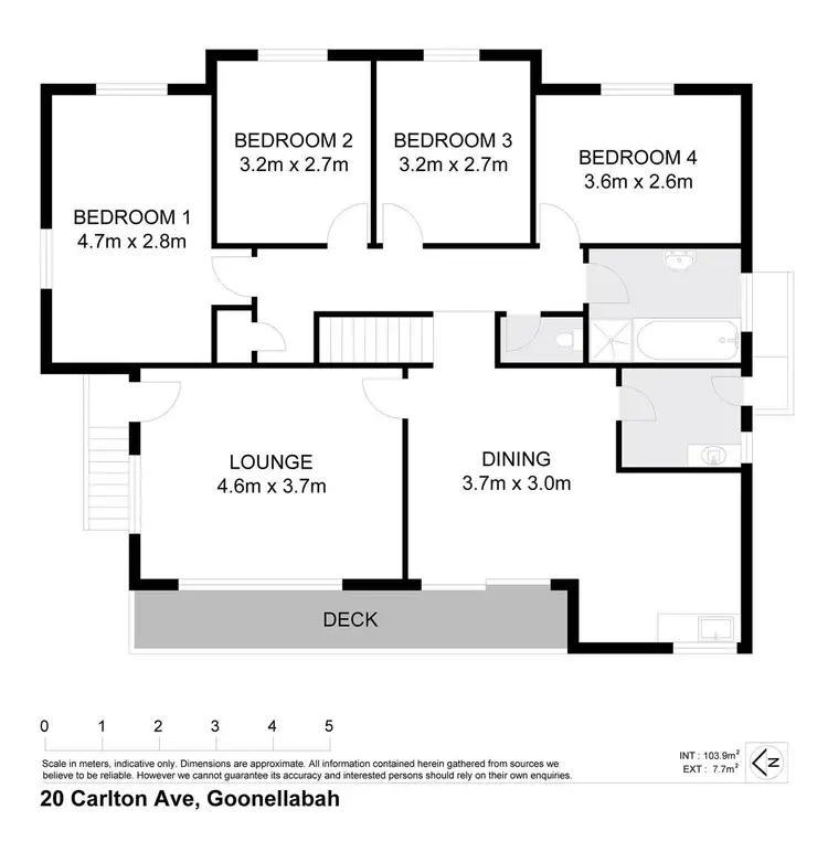 Floorplan of Homely house listing, 20 Carlton Avenue, Goonellabah NSW 2480