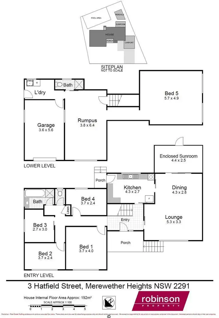 Floorplan of Homely house listing, 3 Hatfield Street, Merewether Heights NSW 2291