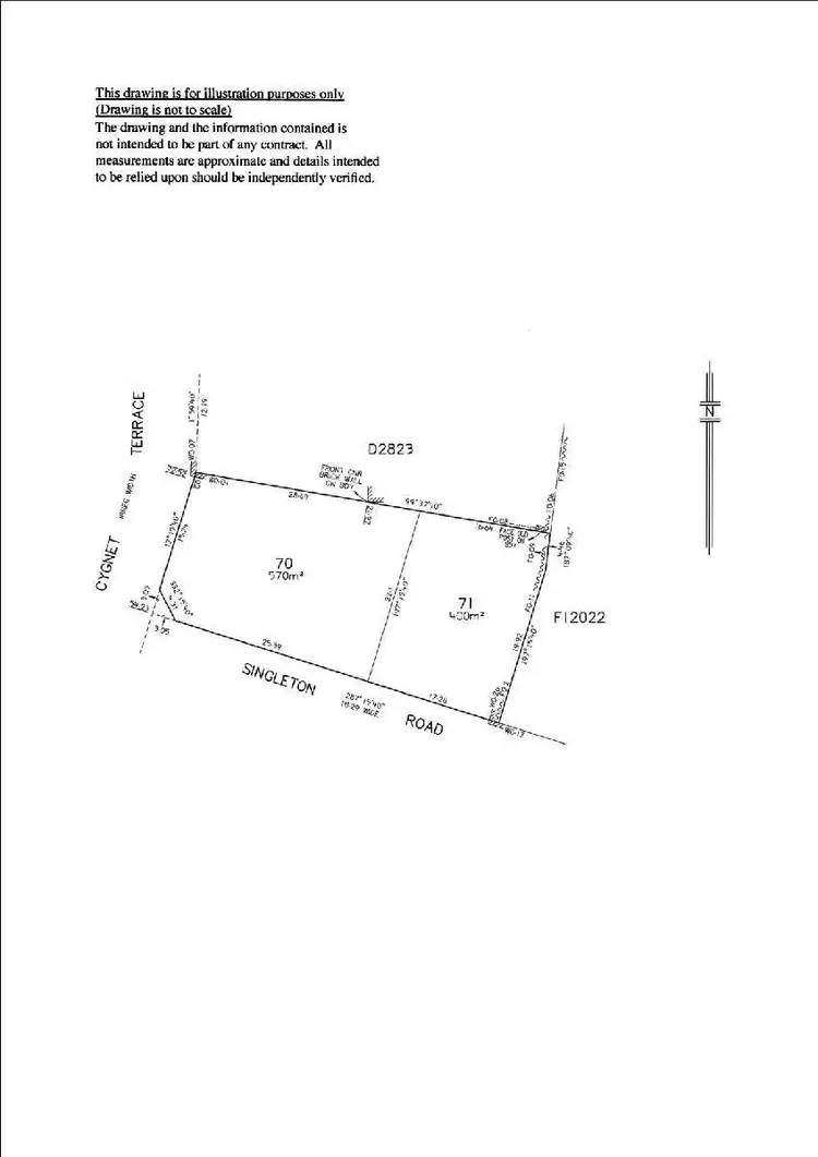 Floorplan of Homely land listing, LOT 71/4 Singleton Road, Kingston Park SA 5049