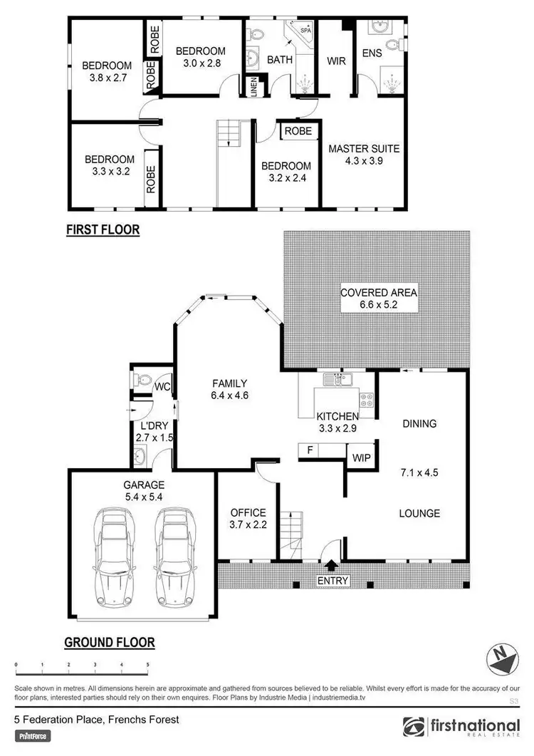 Floorplan of Homely house listing, 5 Federation Place, Frenchs Forest NSW 2086