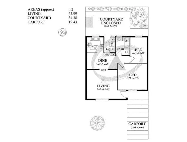 Floorplan of Homely house listing, 2/4 Queen Street, Mount Barker SA 5251