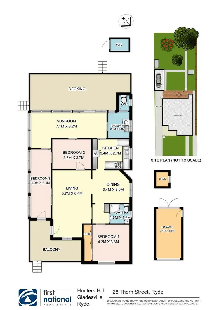 Floorplan of Homely house listing, 28 Thorn Street, Ryde NSW 2112