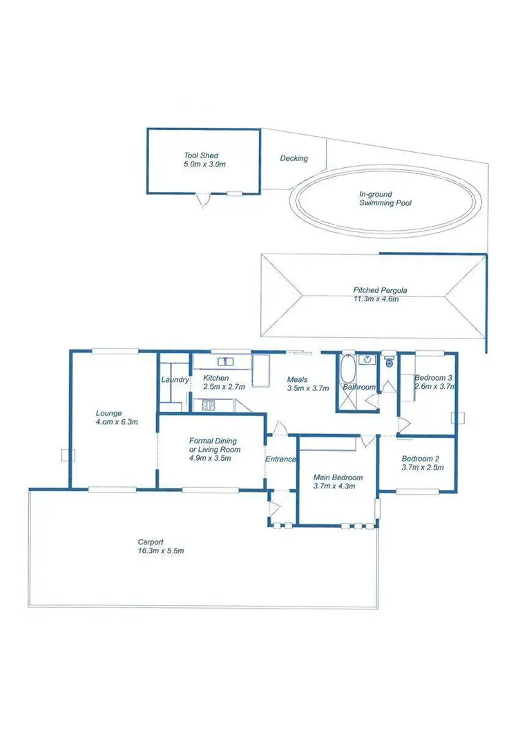 Floorplan of Homely house listing, 17 Harrow Road, Para Hills West SA 5096