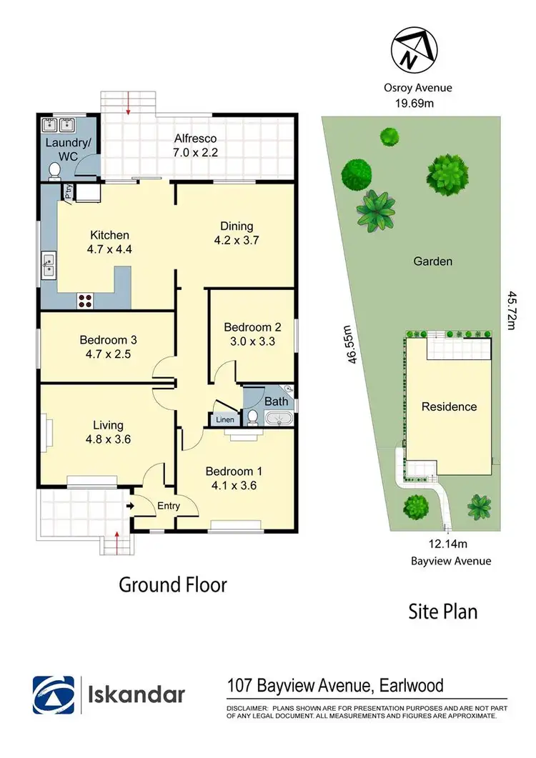 Floorplan of Homely house listing, 107 Bayview Avenue, Earlwood NSW 2206