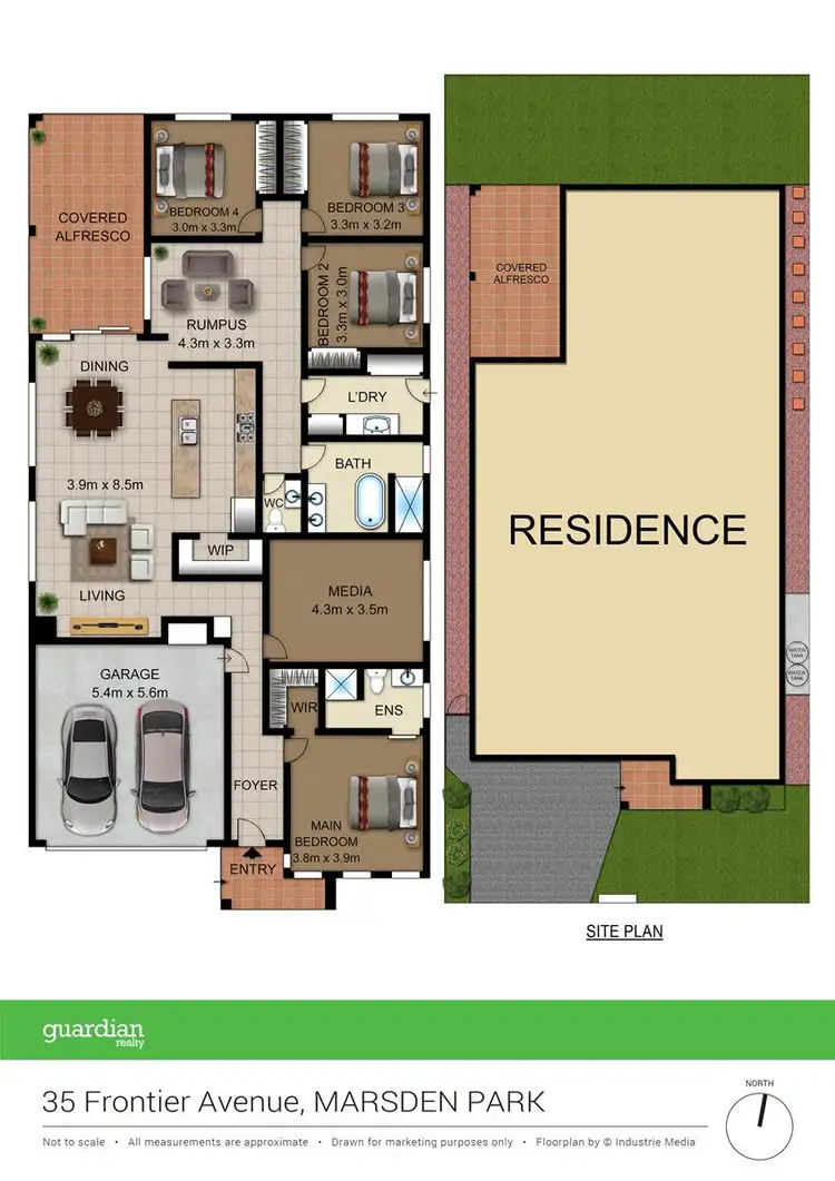 Floorplan of Homely house listing, 35 Frontier Avenue, Marsden Park NSW 2765