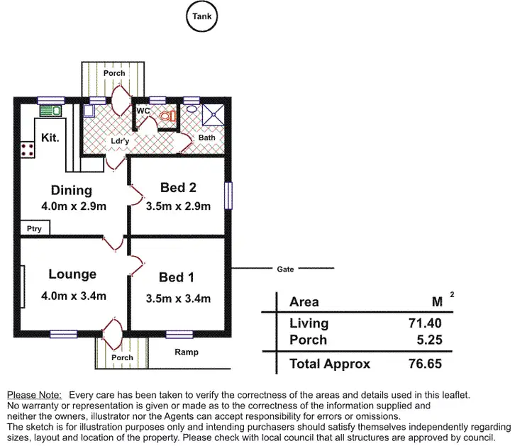 Floorplan of Homely house listing, 14 Hornet Crescent, Elizabeth East SA 5112