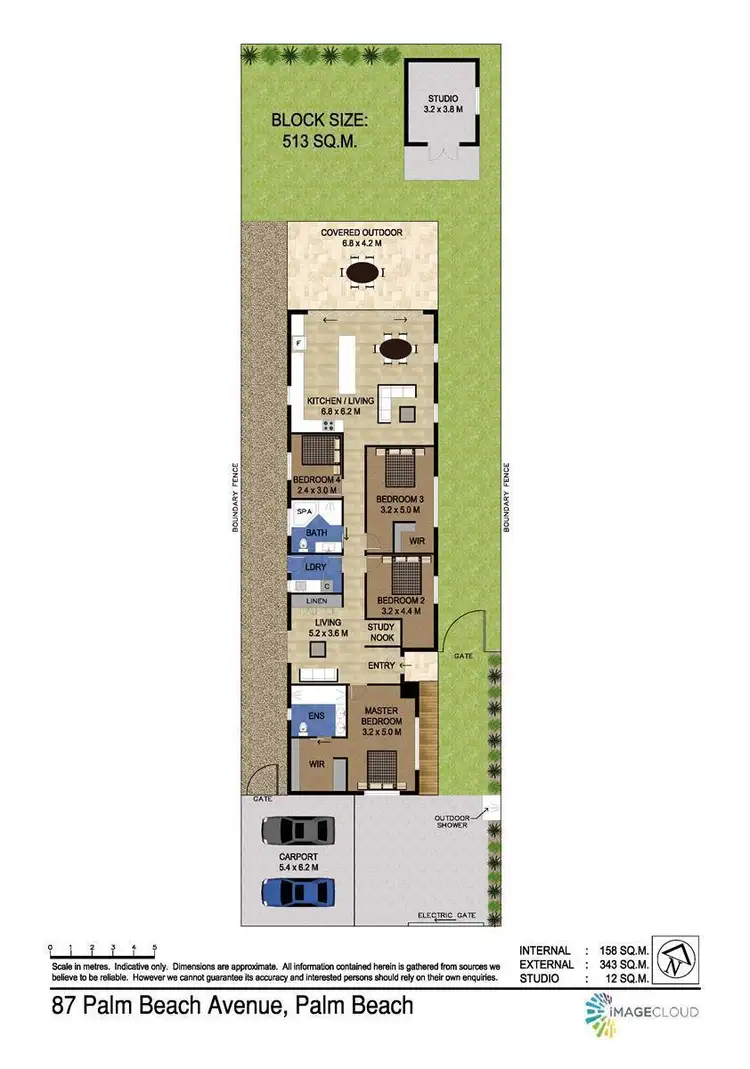 Floorplan of Homely house listing, 87 Palm Beach Avenue, Palm Beach QLD 4221