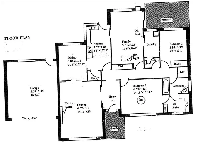 Floorplan of Homely house listing, 28 Windermere Avenue, Novar Gardens SA 5040