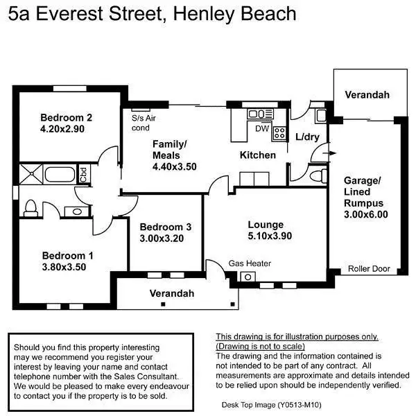 Floorplan of Homely house listing, 5A Everest Street, Henley Beach SA 5022