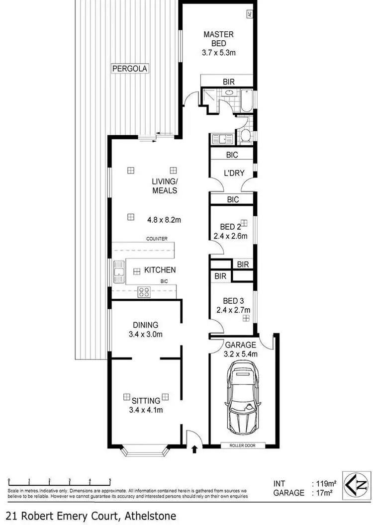 Floorplan of Homely house listing, 21 Robert Emery Court, Athelstone SA 5076