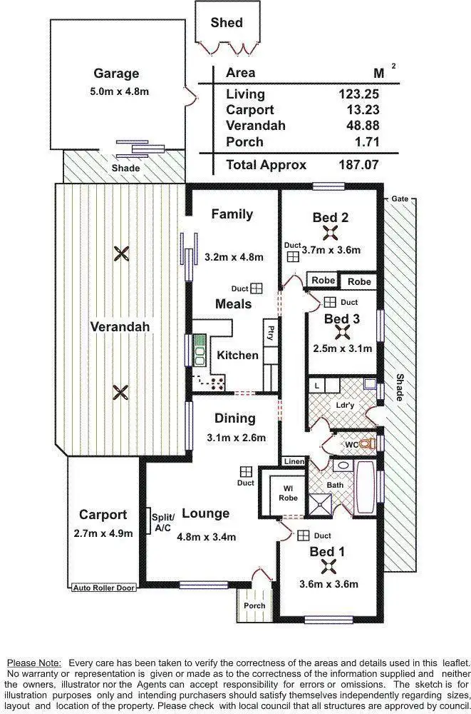 Floorplan of Homely house listing, 16 Alberta Drive, Burton SA 5110