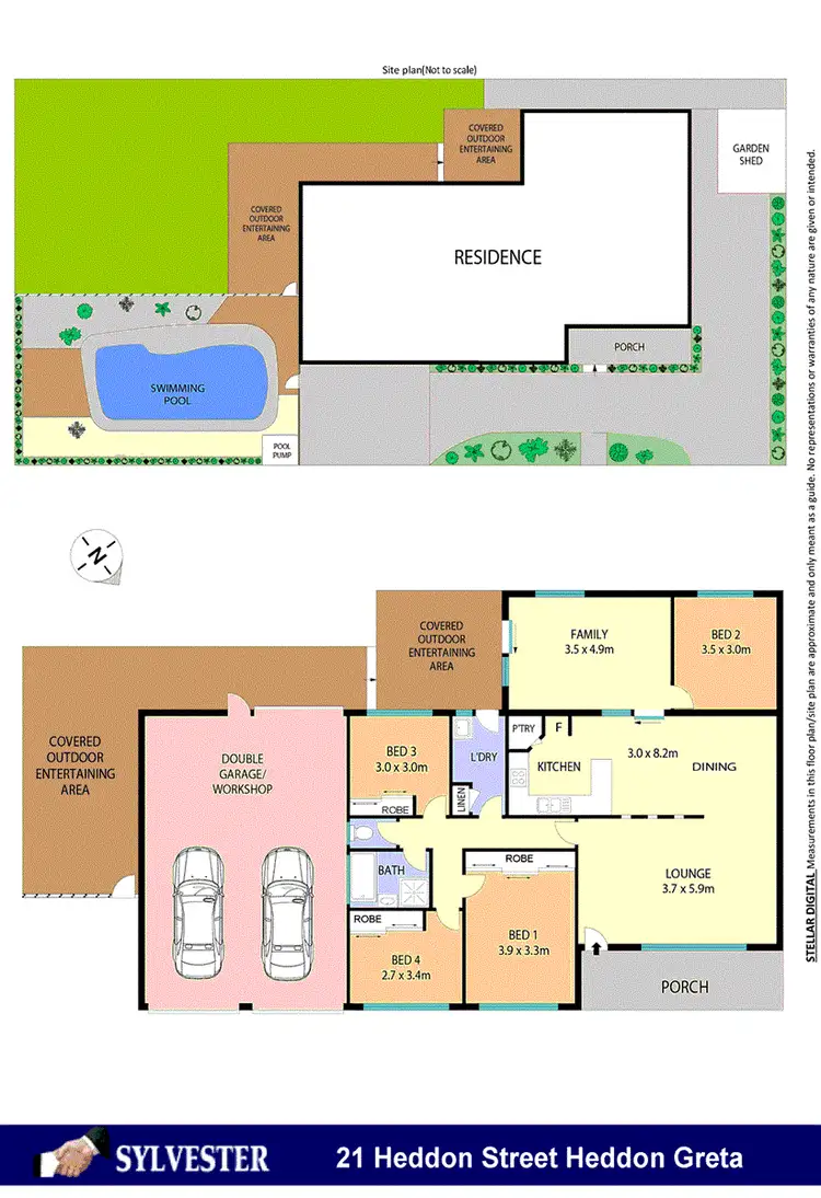 Floorplan of Homely house listing, 21 Heddon Street, Heddon Greta NSW 2321