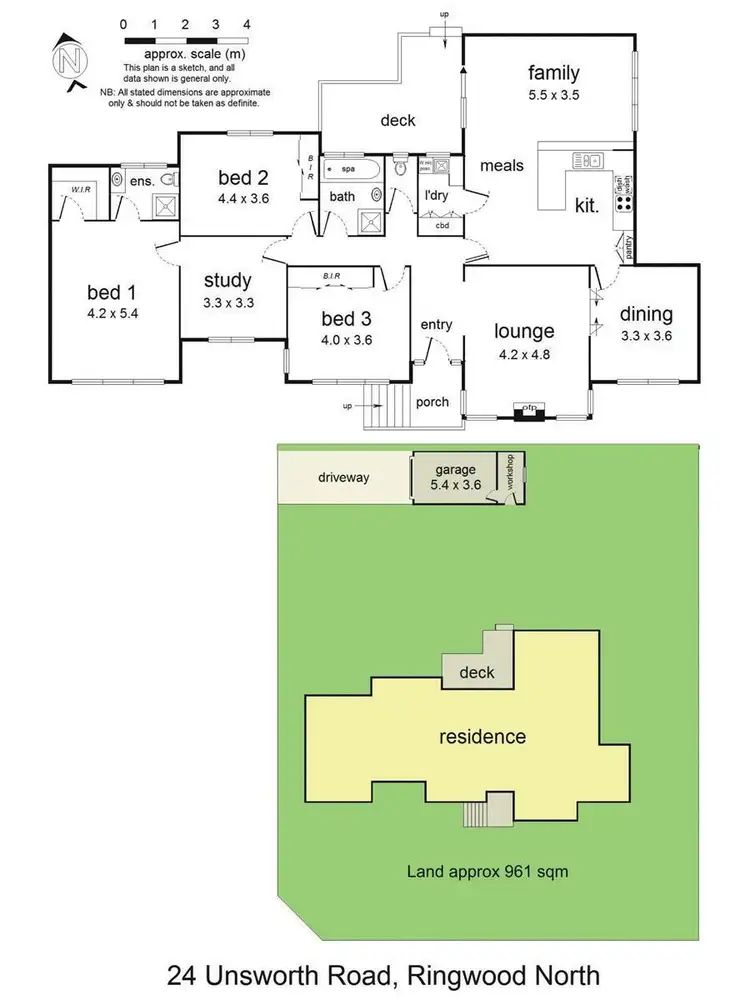 Floorplan of Homely house listing, 24 Unsworth Road, Ringwood North VIC 3134