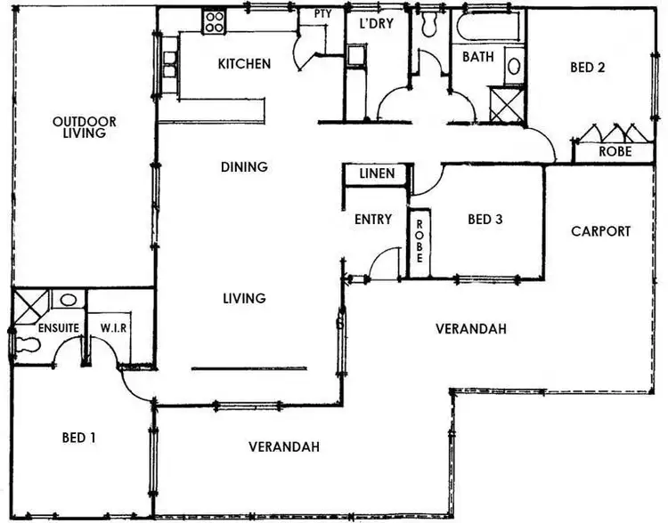 Floorplan of Homely house listing, 108 Sanderling Drive, Djugun WA 6725