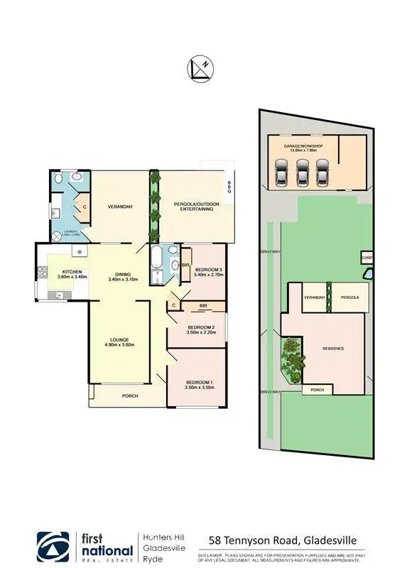 Floorplan of Homely house listing, 58 Tennyson Road, Gladesville NSW 2111
