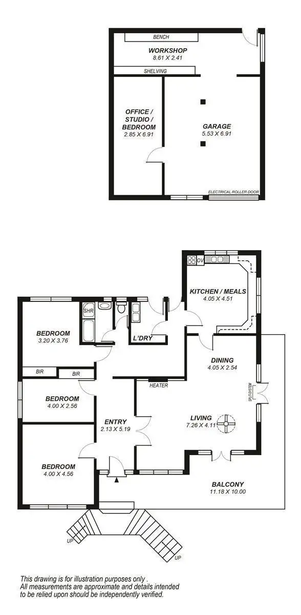 Floorplan of Homely house listing, 18 Bonvue Avenue, Beaumont SA 5066