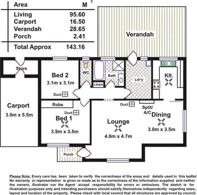 Floorplan of Homely unit listing, 17/20 Wheatsheaf Road, Morphett Vale SA 5162